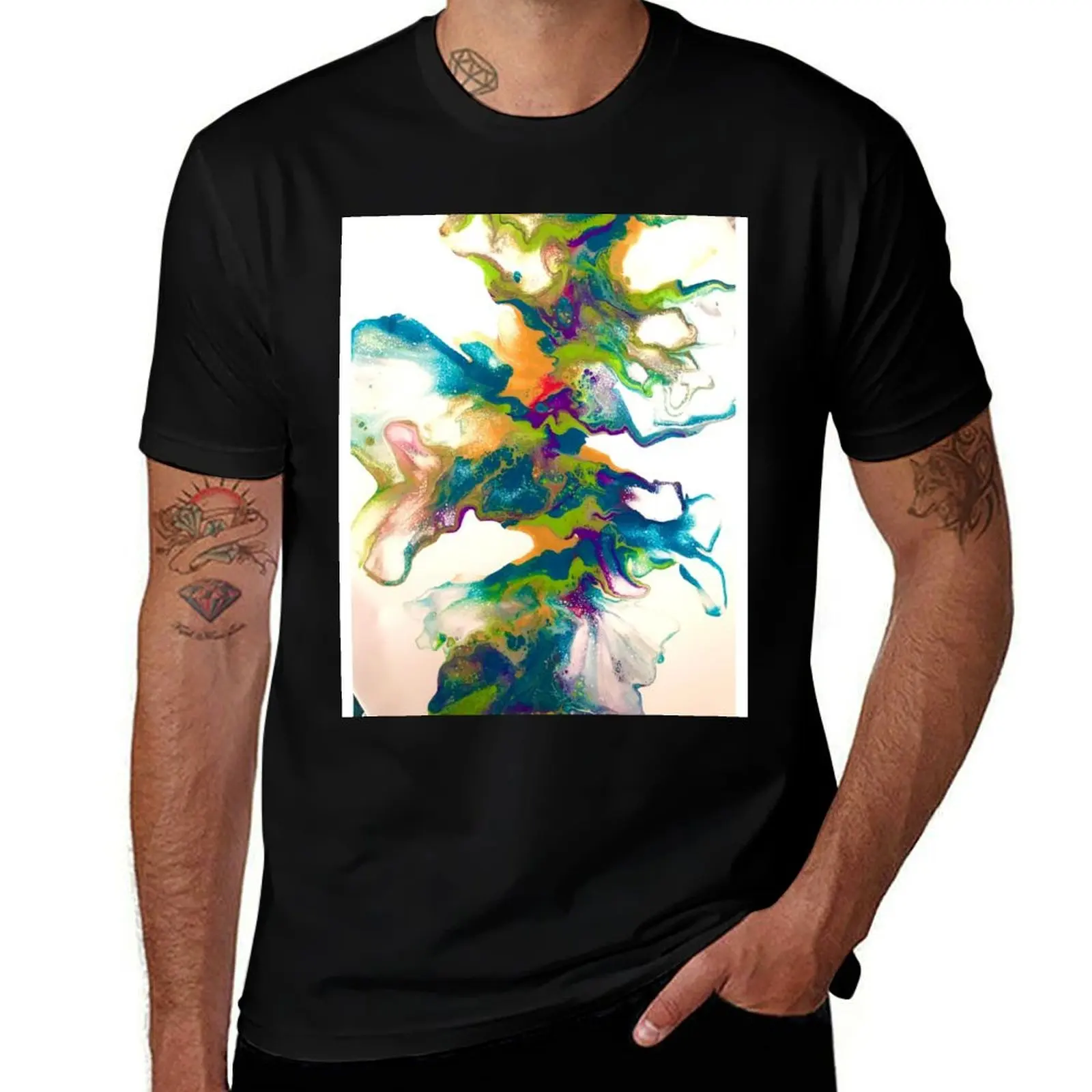 

Rainbow River T-Shirt t shirts designer t shirt for man 100 percent cotton t shirts for man cotton soft T-shirt