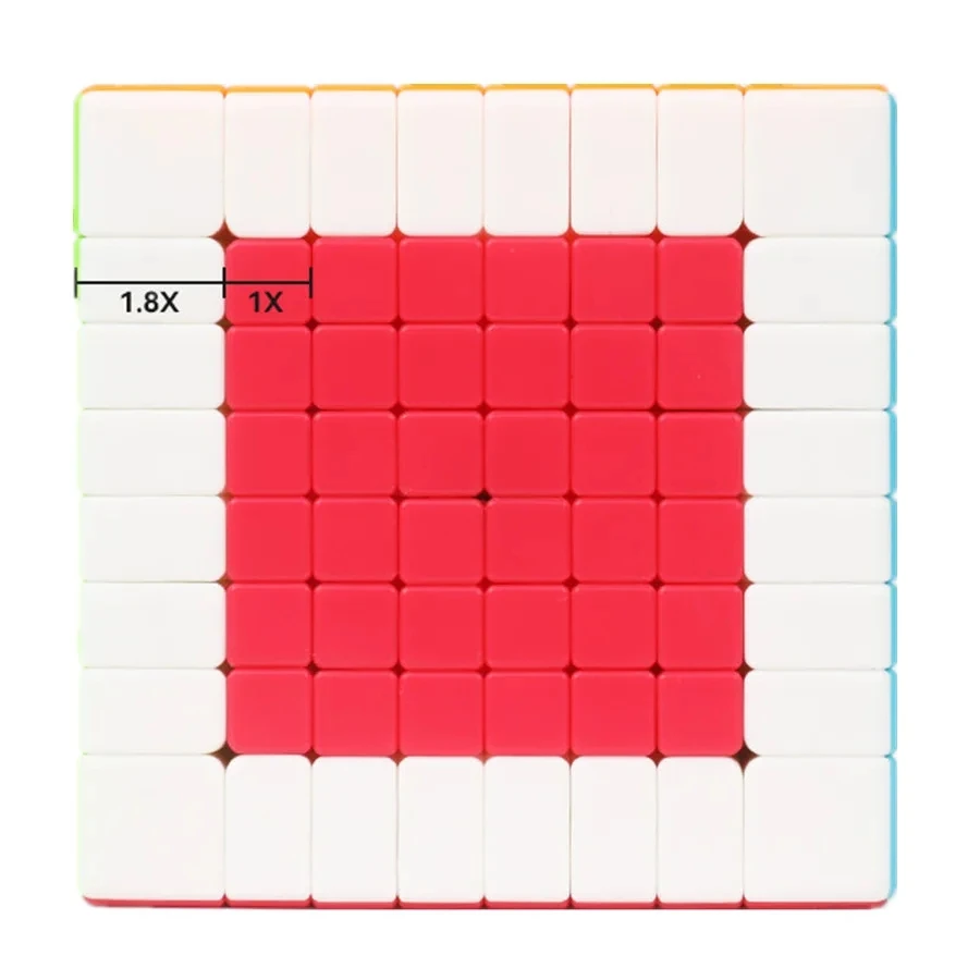 Qiyi 8X8 Magische Kubus 8 Lagen Qiyi Mofangge 8X8 Professionele Antistress Puzzel Speelgoed Kinderen Kids Cubo Magico