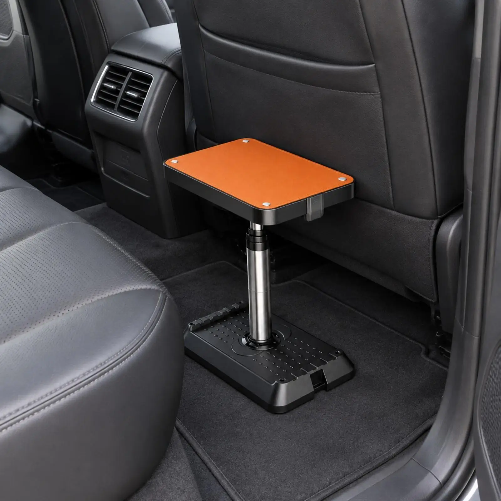 Vehicle Folding Table for Eating Reading Homework with Secure Clip Mount for Car Interior