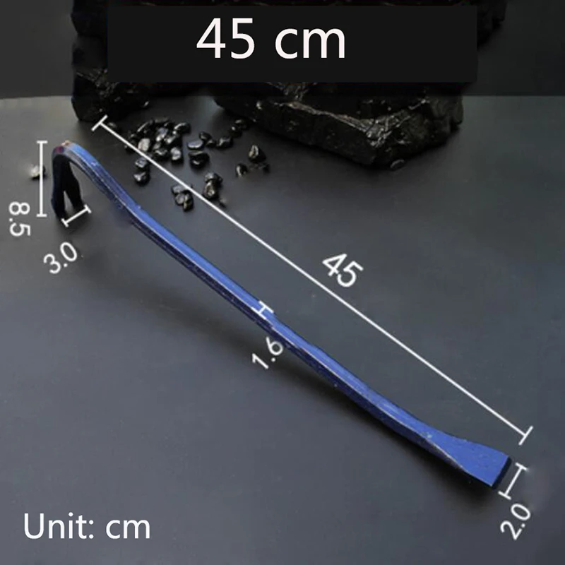 Heavy Duty Crowbar Strike Cap, Extrator de Unhas Formão, Ferramenta de Reparo do Carro, Removedor, Ferramentas Manuais de Remoção, Pry Bar, 25 cm, 35 cm, 45cm