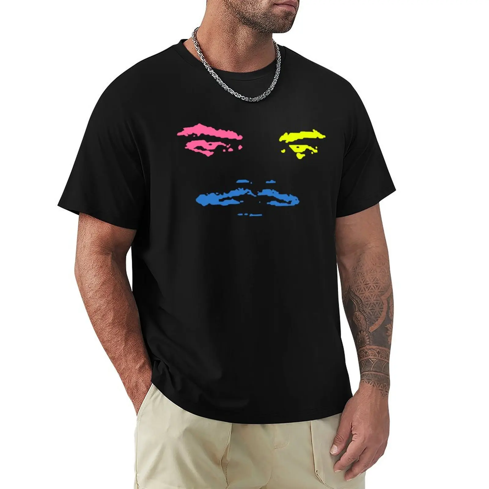 

Steve Lacy Merch Steve Lacy Face T-Shirt Plus Size Summer Casual T-Shirt