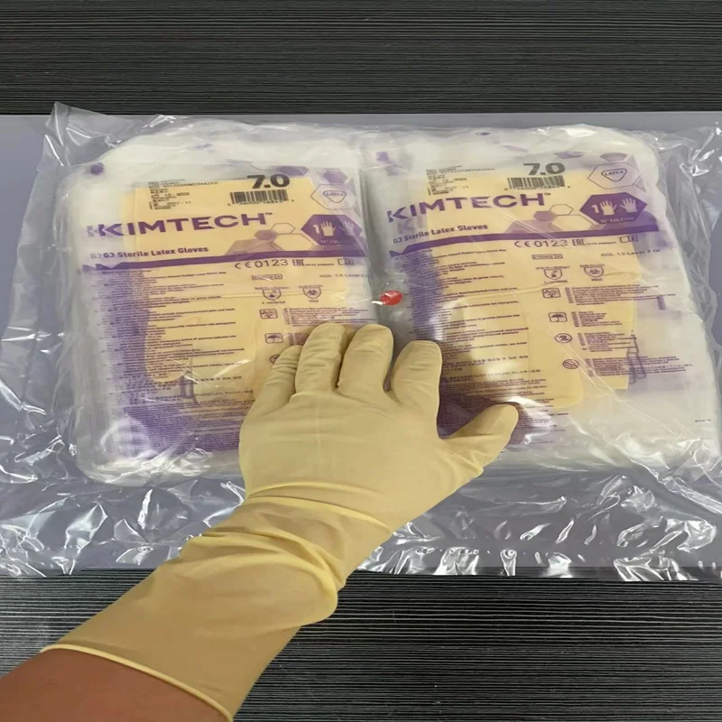 

Ansell Kimberly-Clark Kimtech ™ G3 латексные перчатки длиной 30 см (20 пар) с манжетами из бисера ISO4 для чистых помещений