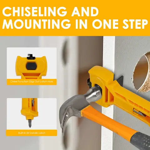 8 best sales दरवाज़ा लॉक स्थापना किट - №2