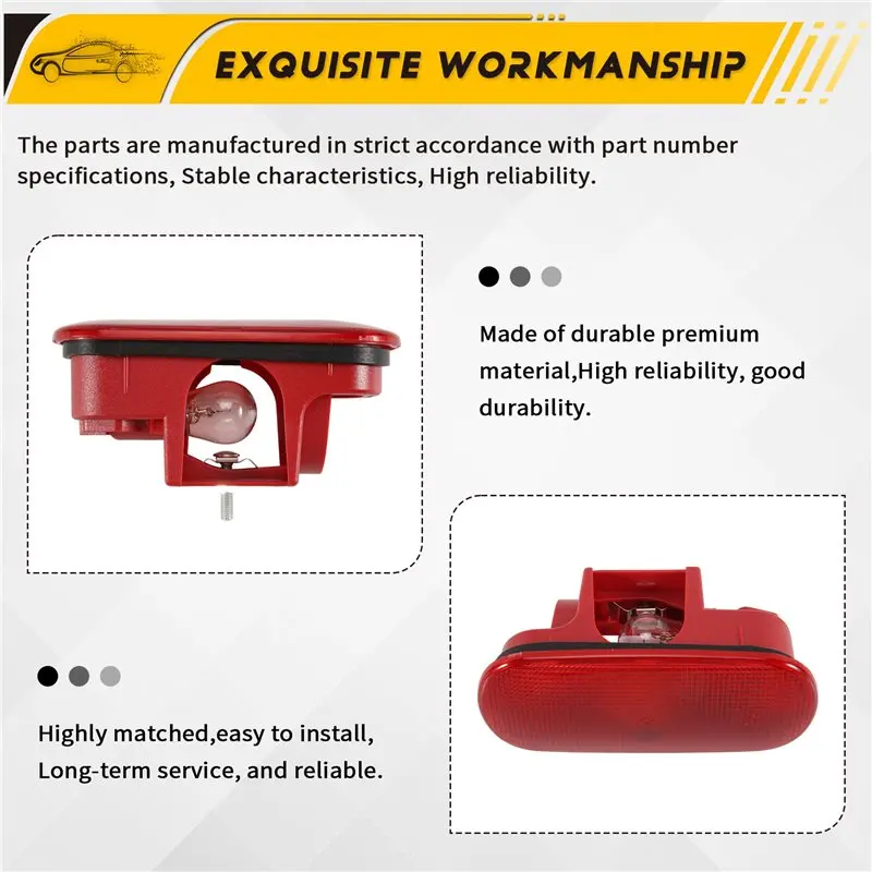 WF-7700352940 Red Abs Rear Door Stop Brake Lamp Light For Renault Master II Opel Movano A Nissan Interstar Bus