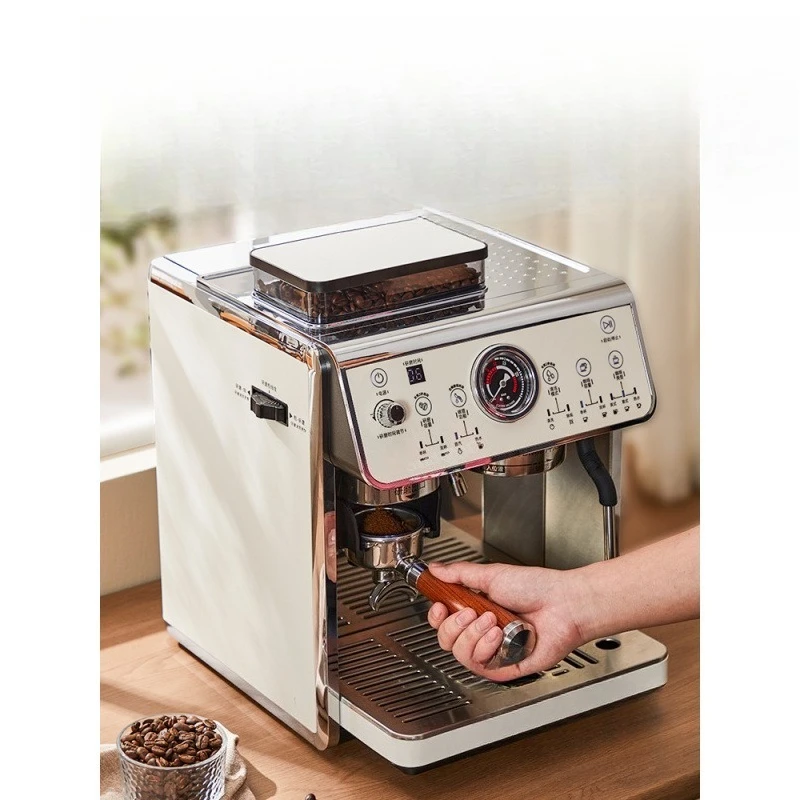 

Coffee machine Semi-automatic household Small milk frother Office with grinding integrated espresso machine