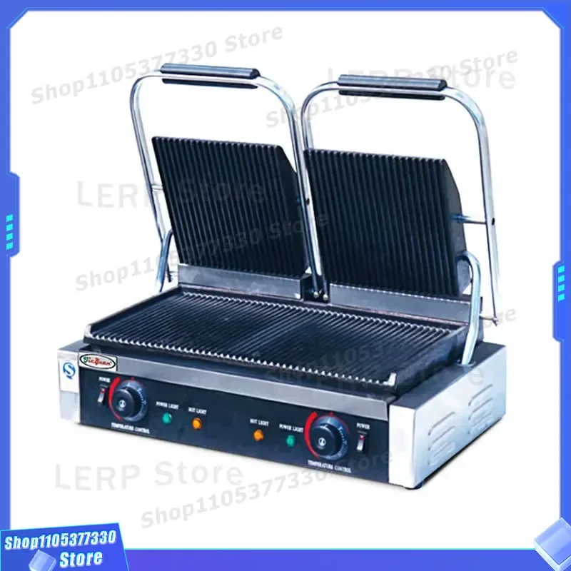Commercial Electric Grill Machine 8 Person Capacity Iron Plate BBQ Griddle for Daily Use New 2025 Electronic Heating Device