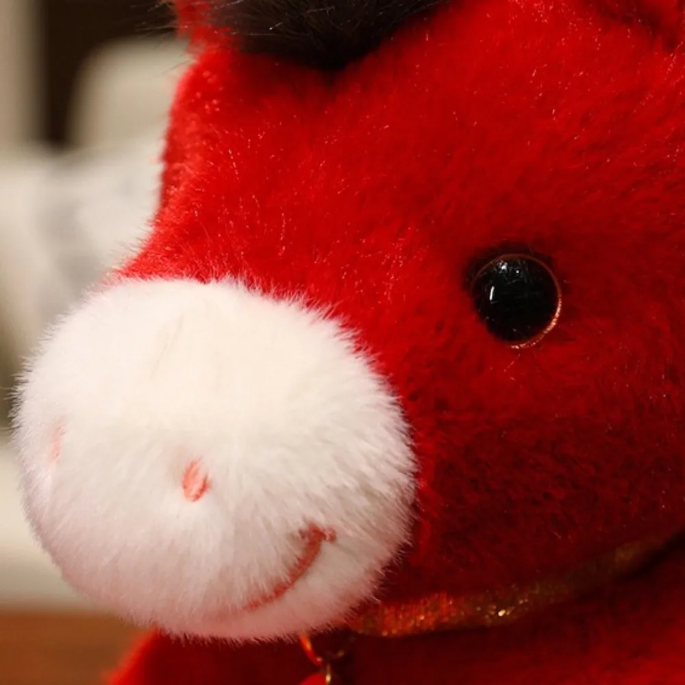 

Adorable Mascot 2026 Horse Good Luck Creative Lucky Horse Cute Kawaii Zodiac Pony Figurine Home Decoration