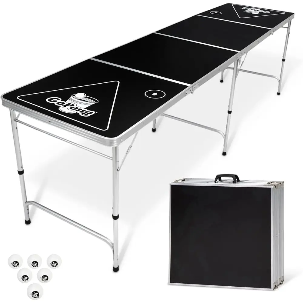 

8 oot Portable r Pong / Taiate Tables (Black, ootball, American lag, or Custom Dry Erase)