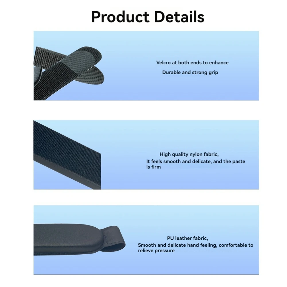 Накладка на голову VR с ремешком для BOBOVR/KIWI, ремни на голову для Meta Quest 2/3 Elite, аксессуары VR A002