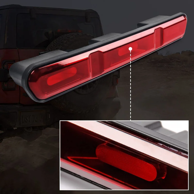 For Ford Raptor 2021-2023 High Mount  Raised LED Brake Light, Dual-Function as Tail Lamp