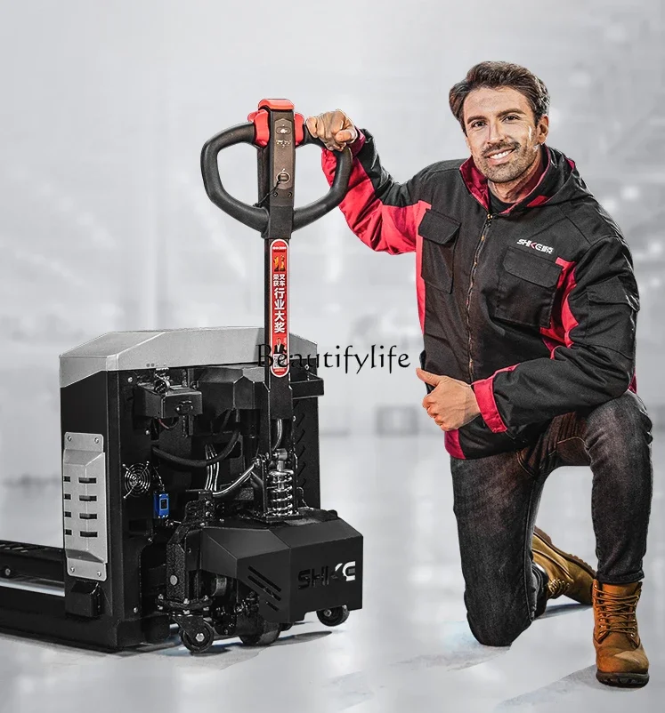 

FG10Full Electric Forklift Automatic Hydraulic off-Road Trailer Warehouse Lithium Battery Hydraulic Handling Trailer