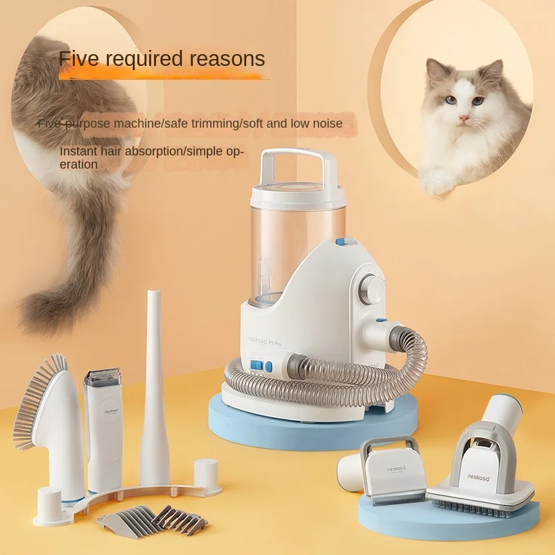 Cat pet shaver multifunctional hair trimmer electric hair clipper professional hair clipper vacuum cleaner