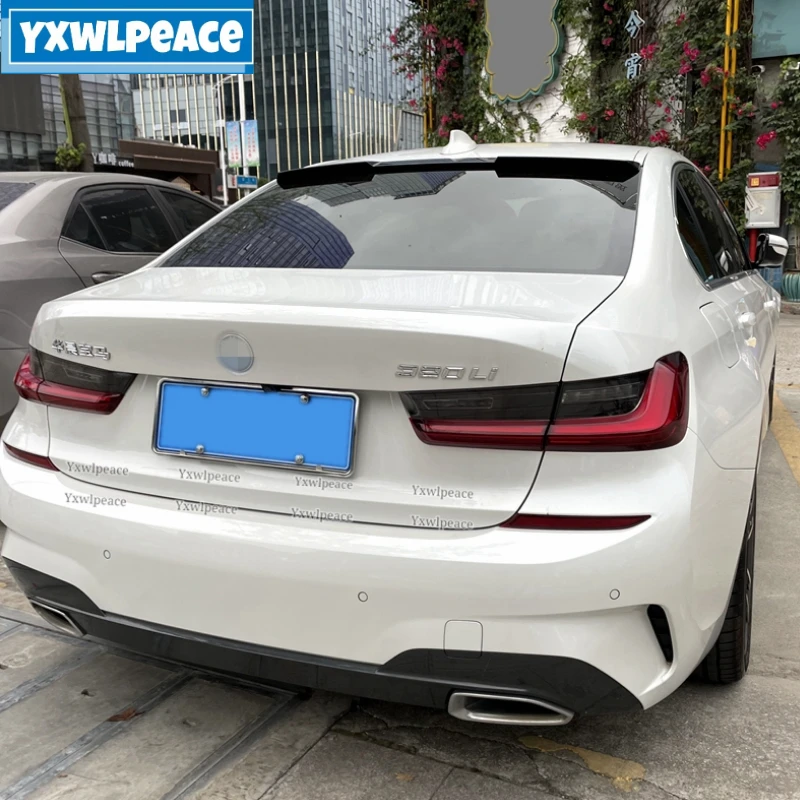 

V Style ABS Plastic Rear Window Roof Spoiler Wing Body Kit Accessories for BMW G20 NEW 3 Series 2019-2022 320i 320D