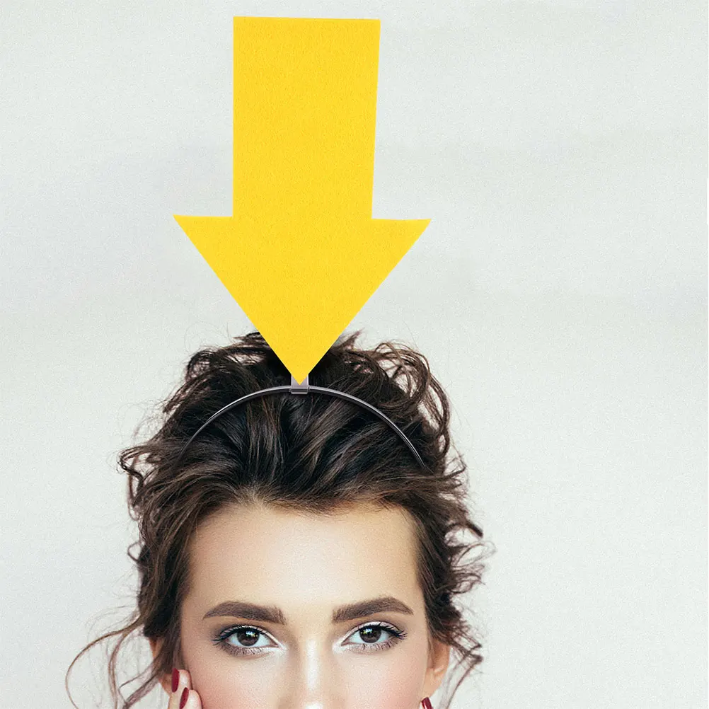 

6pcs Funny Arrow Headband: Novelty Symbol Hair Accessories for Girls Adults Halloween Cosplay Birthday Parties Photo Props