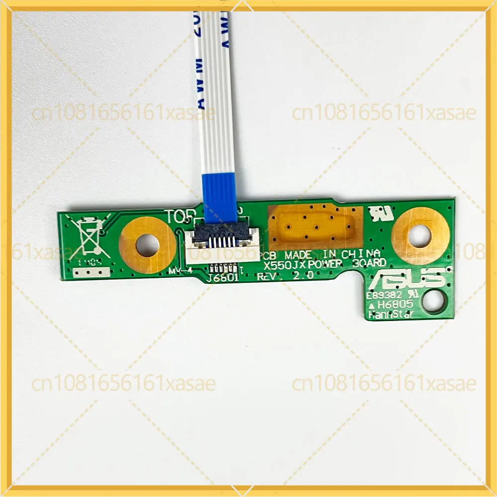 For ASUS X550 A550J A550L A550V A550C F550V F550J K550J K550C K550V Y581C Y581L X552E X552V laptop Power Button Board with Cable
