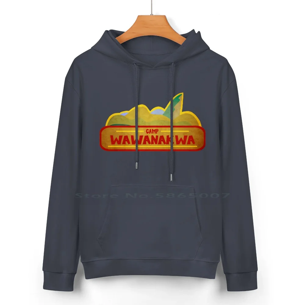 Camp Wawanakwa Pure Cotton Hoodie Sweater 24 Colors Cartoons Camp Total Drama Island Total Drama Action Total Drama World Tour