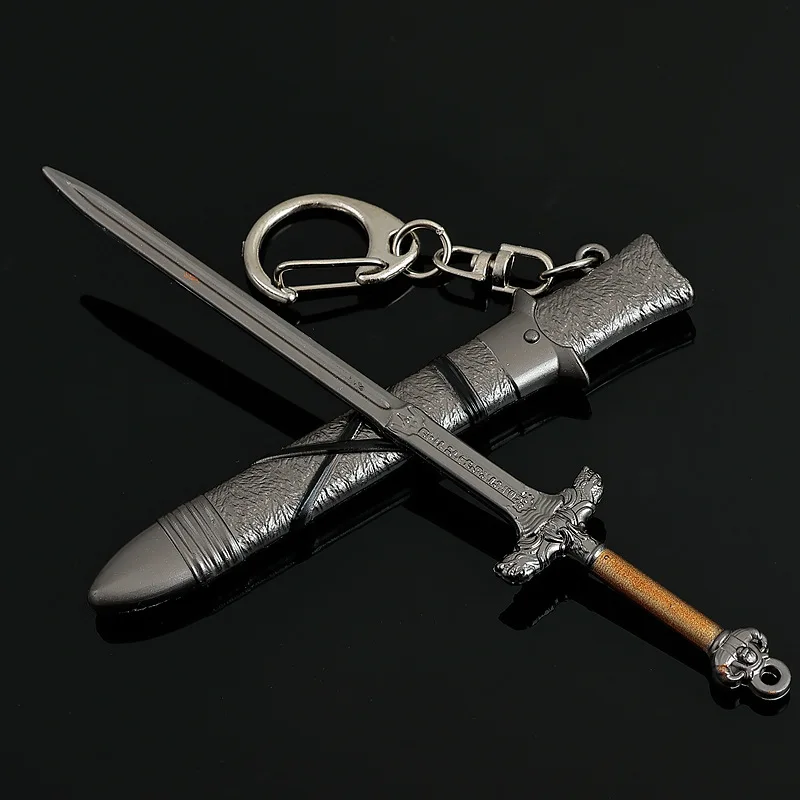 Nuevo Juego Atlantean de 12cm, brazos periféricos, modelo de Metal, accesorios de embalaje trasero, llavero, regalos de cumpleaños, juguete