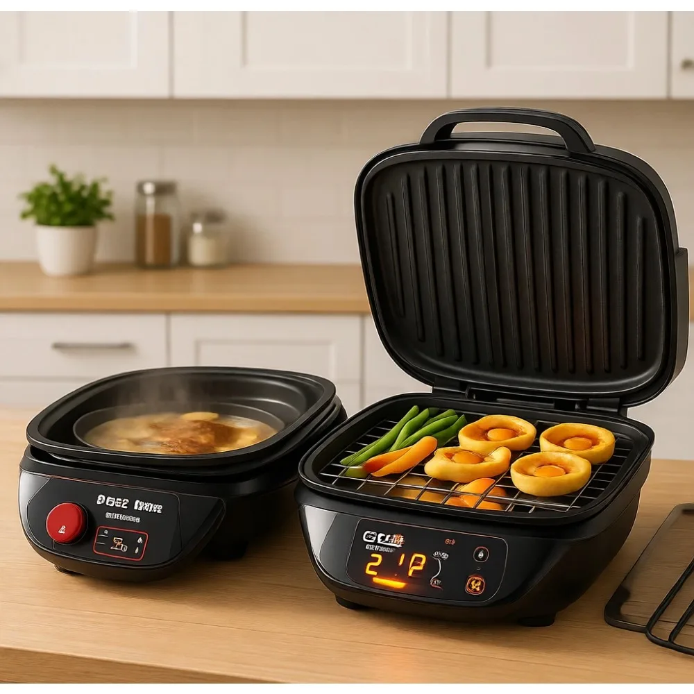 

Кастрюля для микроволновой печи с крышкой, пароварка, для супов, безопасная, для быстрых и здоровых блюд, без BPA, подходит для посудомоечной машины