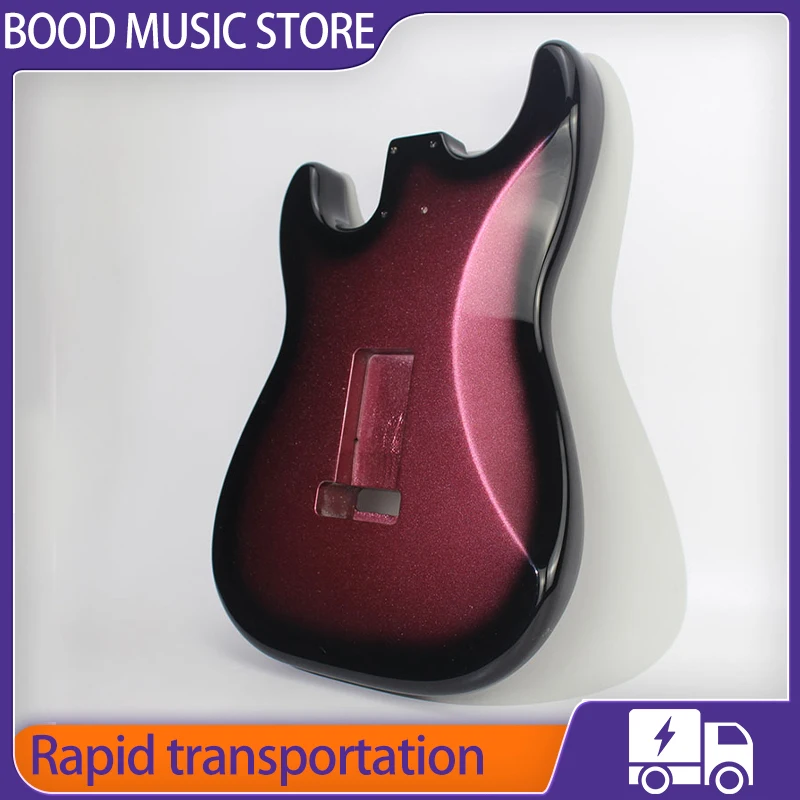 DIY ST Pink  Black Gradient Edge Alder Wood Electric Guitar High-end  America Luxry Collection Body Fend Standard Size