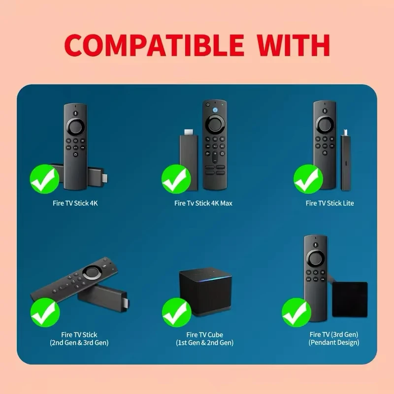 Replacement Voice Remote Control L5B83G for Amazon Fire TV Stick 3rd/2nd Gen Fire TV Cube 1st/2nd Gen Fire TV Stick Lite 4K view 5