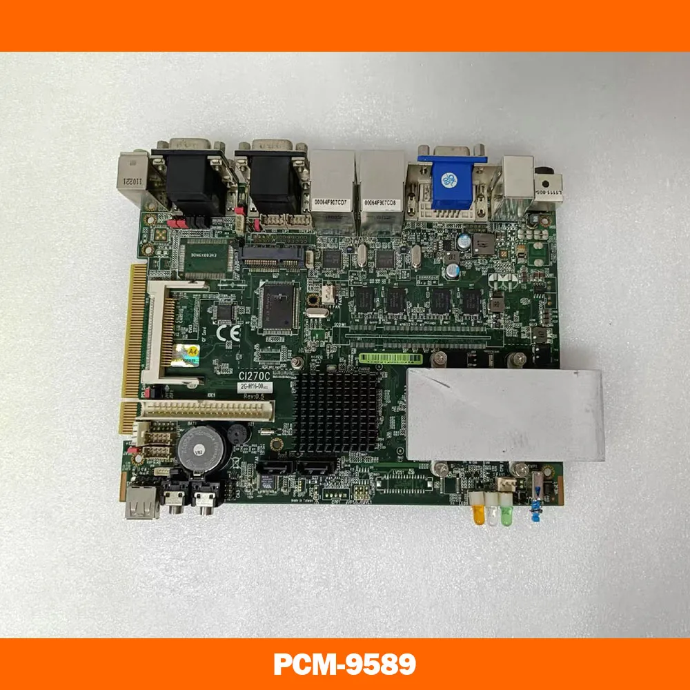 highly reliable 2G-H16-00 dual network card industrial board PCM-9589