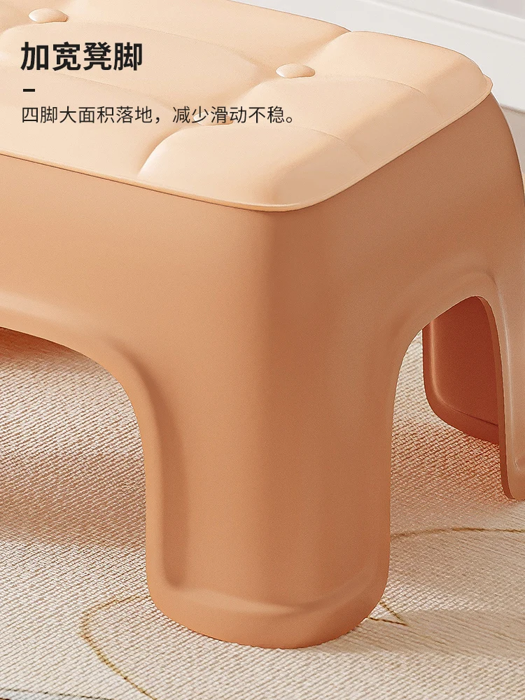 

Small stools,doorstep shoe foldable plastic for household use, low stools, modern and minimalist sofa stools, bathroom stools