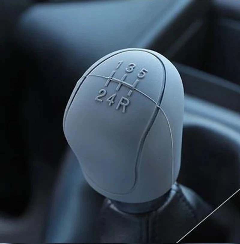1PC Manuelle 5/6-geschwindigkeit Auto Innen Zubehör Auto Silikon Schaltknauf Abdeckung Shift Nicht-Slip auto Innen Zubehör – Detail 3