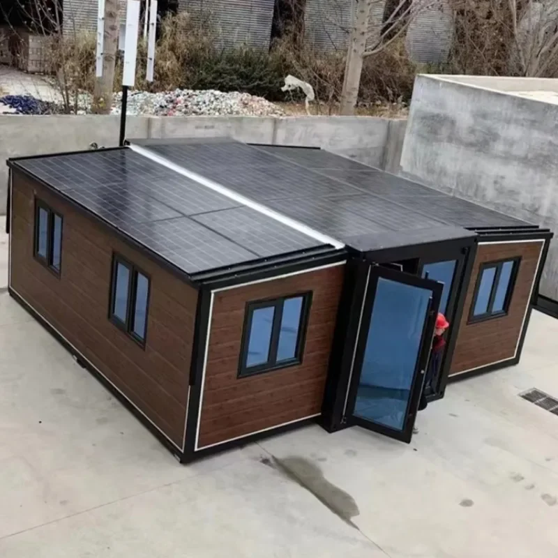 Sustainable Prefab Living Eco Friendly Flat Pack House 2 Bedrooms Green Building Materials Hot Sale