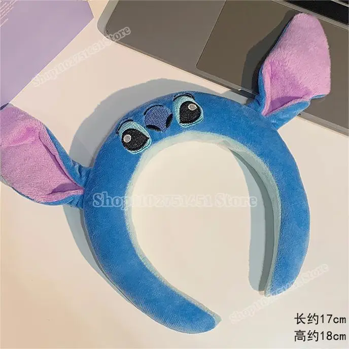 Lilo & Stitch Ears Headbands Disney Stitch Hair Accessories for Girls Cute Party Supplies Kawaii Anime Figure Angel Headband