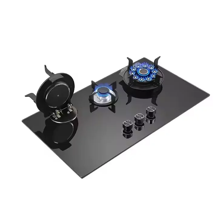 Wholesale Portable China Smart Built in Tempered Glass Gas Stove for Home Restaurant Use