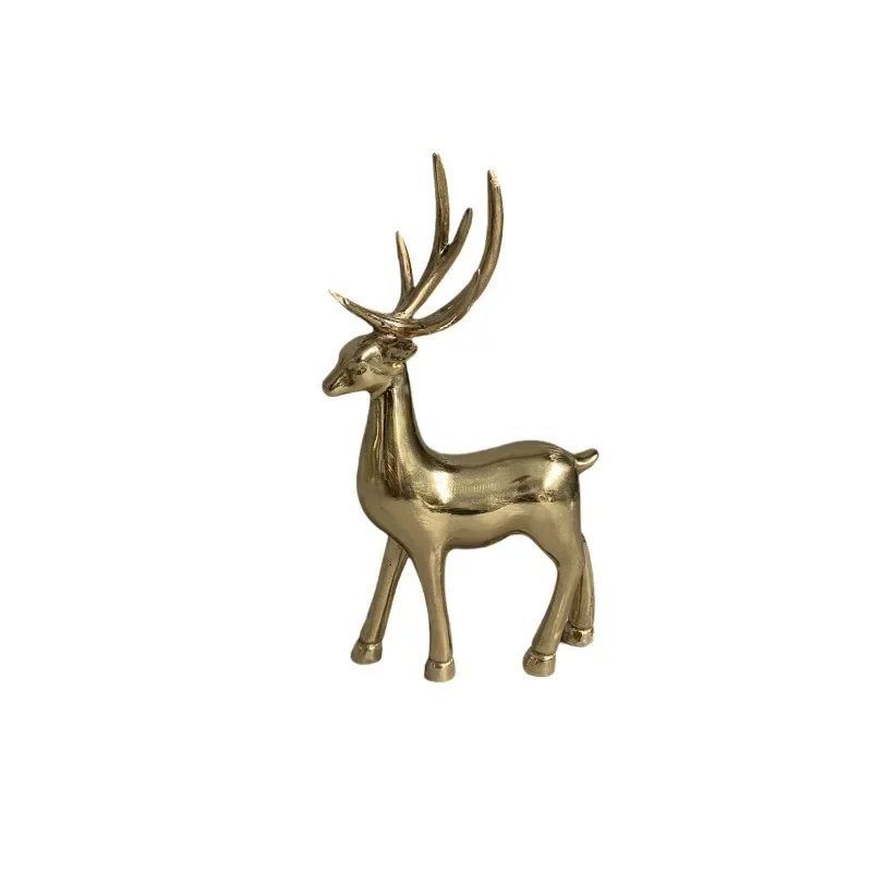 

Lucky Deer Decoration Model Room Living Room Entrance Home Decoration High-end Light Luxury All Copper