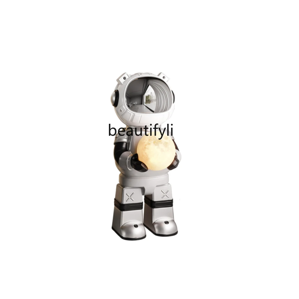 Technology Style Floor Ornaments Astronaut Spaceman Office E-Sports Room Decorations