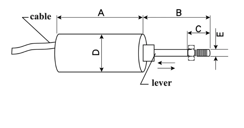 Displacement Sensor 0-2000mm Linear Variable Differential Transformer LVDT
