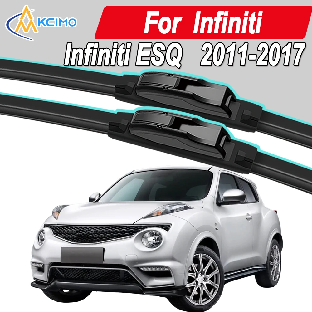 

Силиконовые щетки стеклоочистителя автомобиля для Infiniti Infiniti ESQ (Китай) 2011-2017 — всепогодные бесшумные щетки стеклоочистителя, быстроразъемный зажим