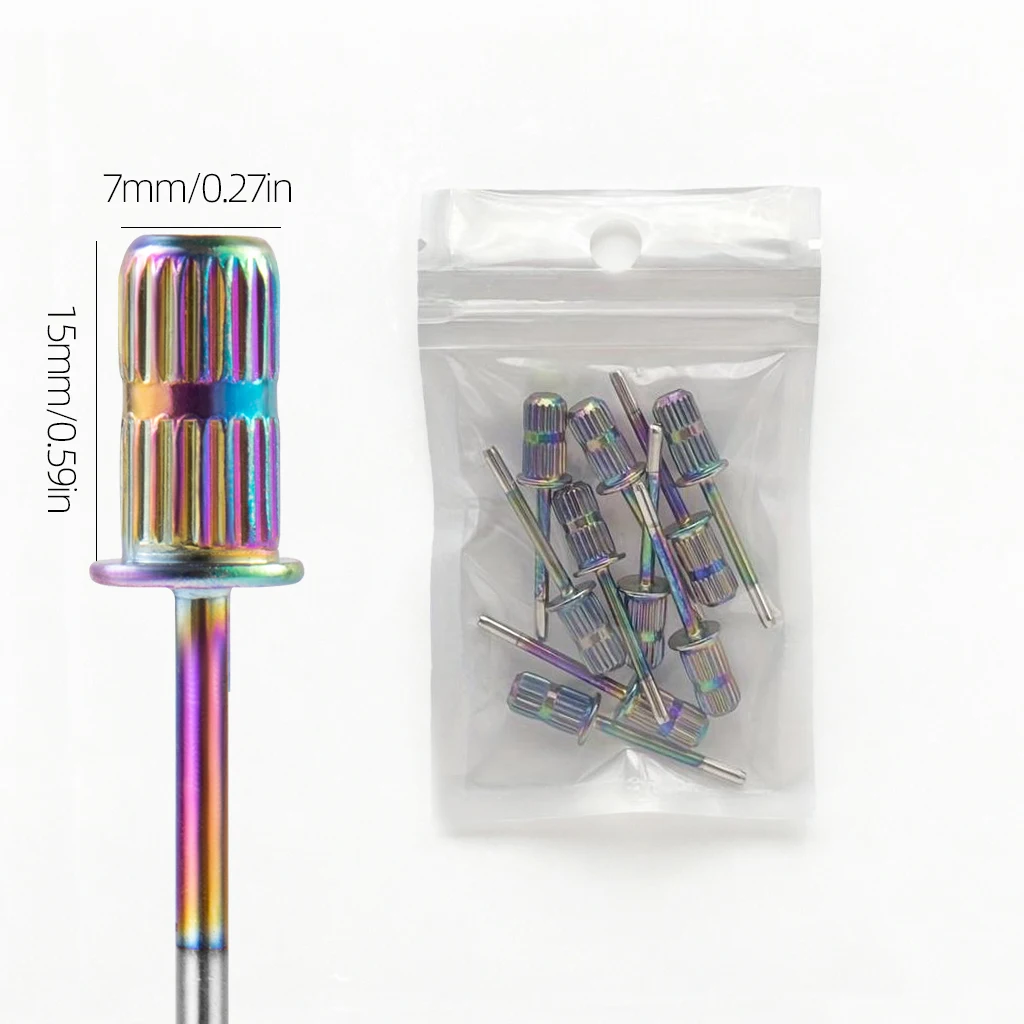 10pcs Nail Art Mandrel Bits 3/32\