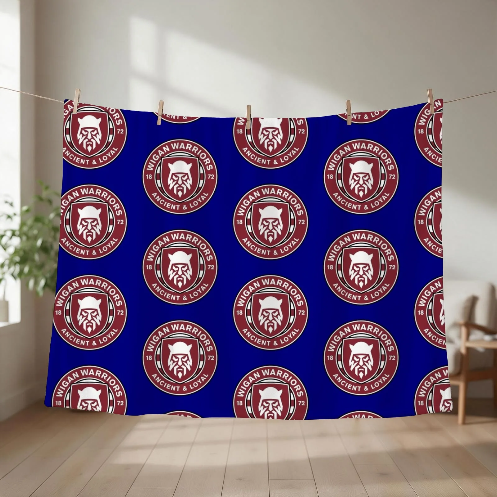 The_Warriors Throw Blanket Furry for sofa Luxury Brand Flannels Blankets