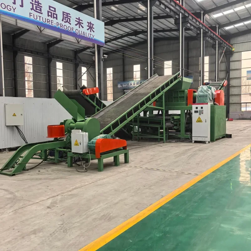 Crusher Tire Shredder / Tyre Shredding Machine for Recycling and Rubber Processing