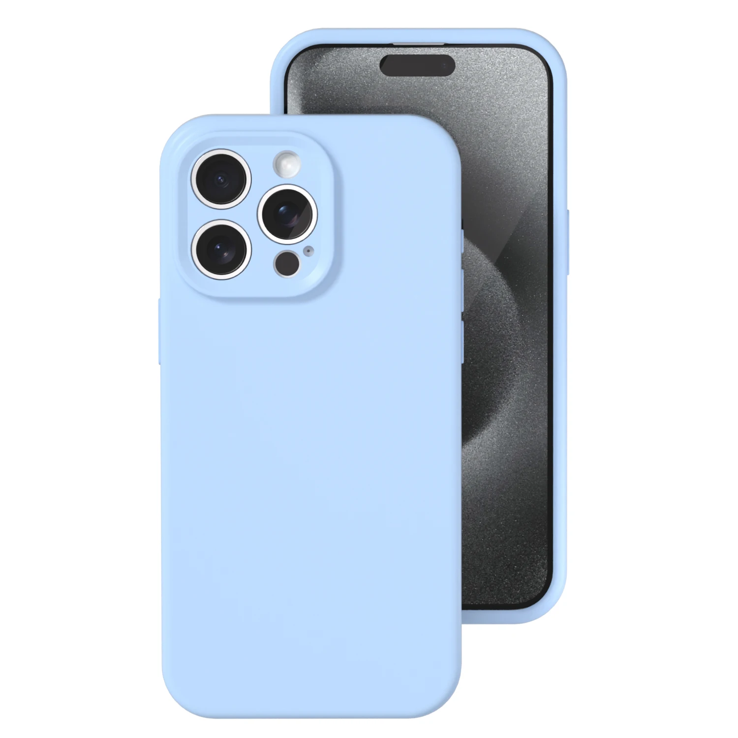 

Shockproof Liquid Silicone Case for iPhone 16 Pro Max 15 14 13, Soft Microfiber Fleece Camera Protection Cover Retail Package