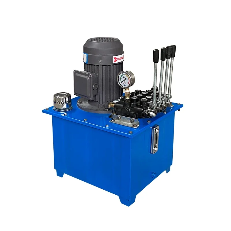 Customized hydraulic pump station Electromagnetic manual hydraulic system Small power unit lifting tool hydraulic cylinder motor