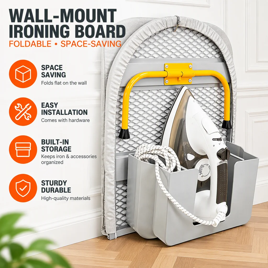 1/2SET Compact Folding Desktop Mount Fold-Down Tabletop Mini Ironing Board for Small Spaces to Iron Clothes