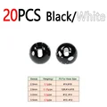 20 piezas Blanco y Negro