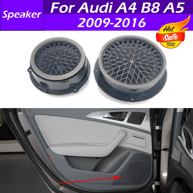 

8T0035415A 8K0035411 Car Front Rear Door Woofer Sound Speaker Tweeter For Audi A4 B8 A5 2009 2010 2011 2012 2013 2014 2015 2016