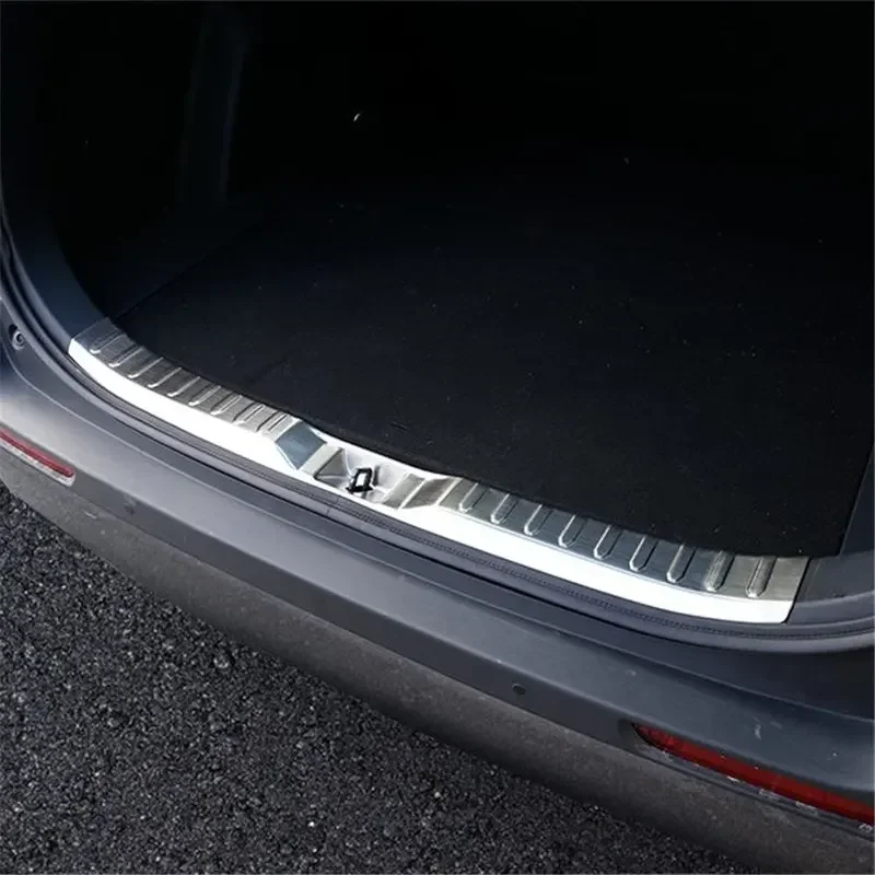 

WELKINRY For Toyota RAV4 XA50 5th Generation 2019-2025 Car Tail Rear Box Gate Trunk Boot Doorsill Threshold Scuff Pedal Trim