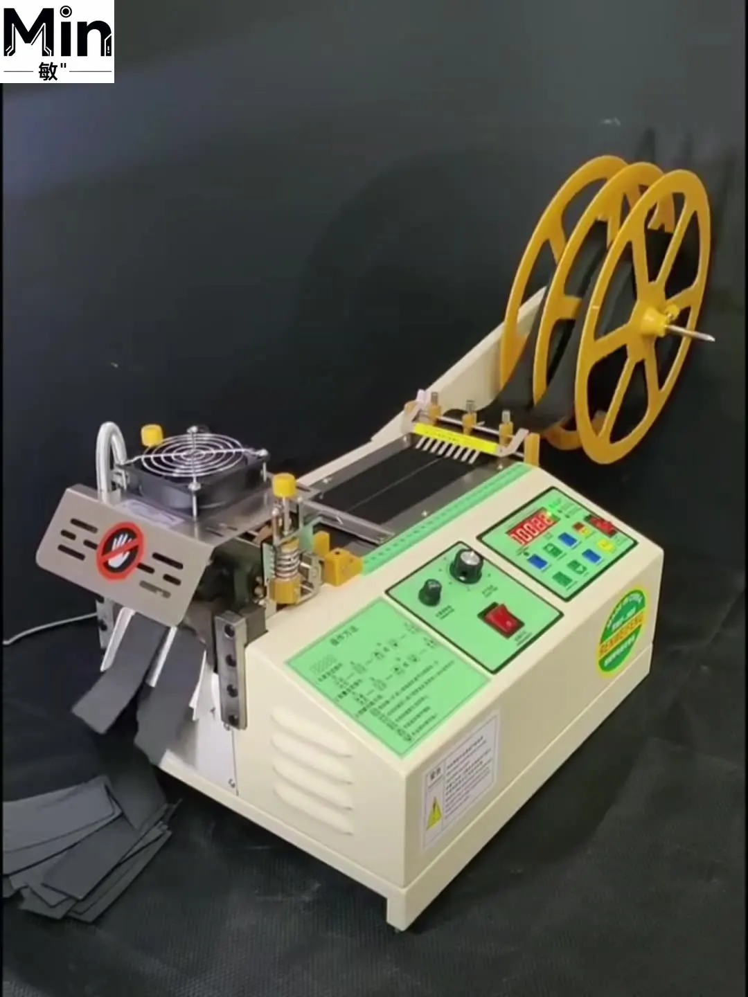 Automatic Contraction Tube  Computerized Cold Hot Cutting for Rope Zipper Ribbon Webbing