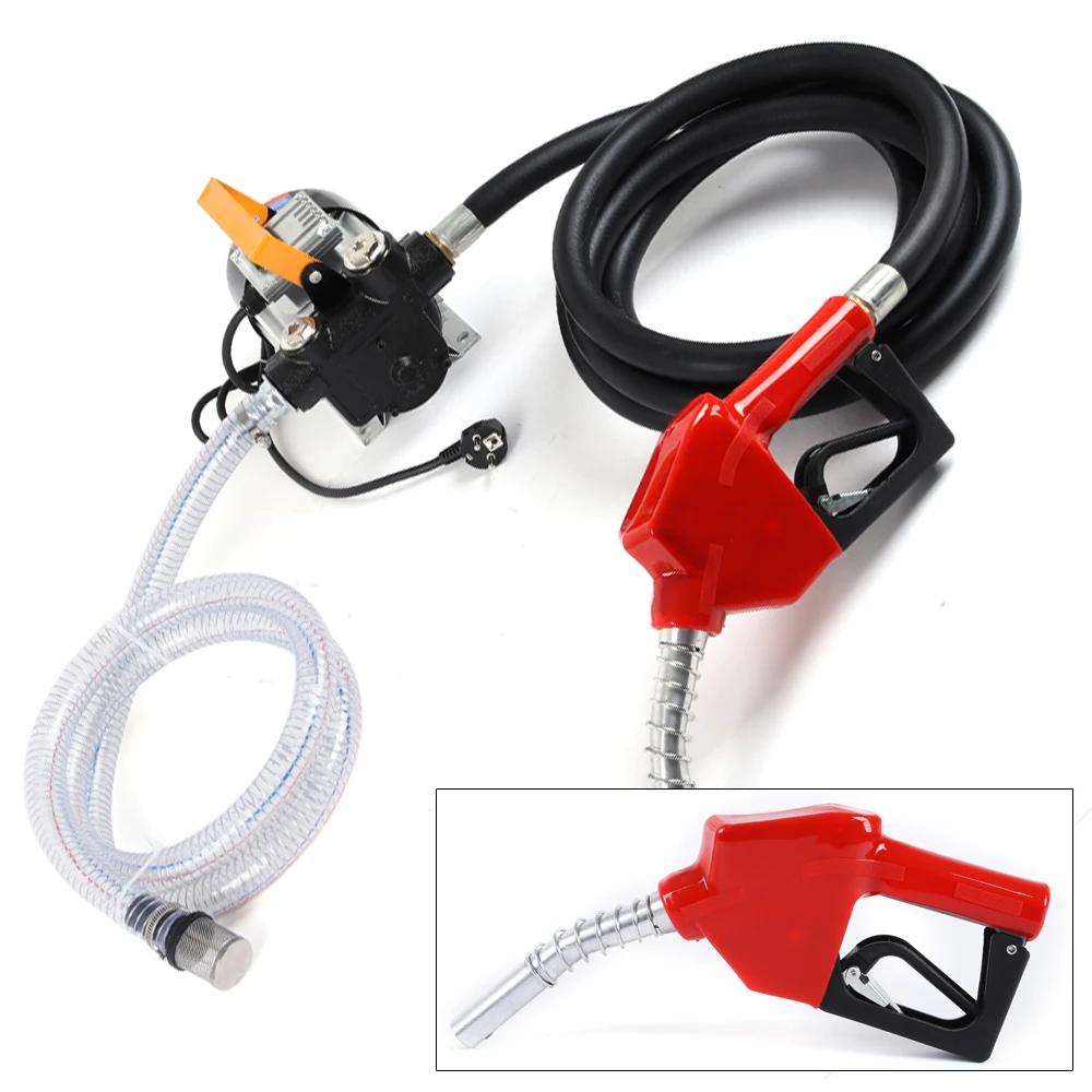 Bio Diesel Pump Heating Oil Pump Self-priming Oil Pump 230V/550W 60l/min Automatic Pistol