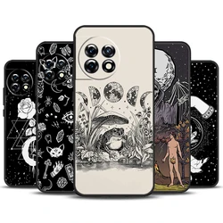 Occult Witchcraft Moon Gothic Witch Case For OnePlus Nord CE 2 Lite 3 2T N30 N20 N10 OnePlus 11 12 10T 12R 10R 8 9 10 Pro Cover