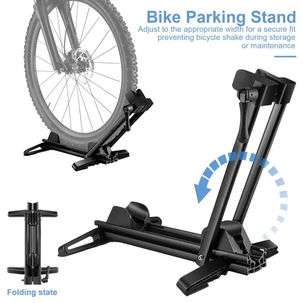 Four-corner Support Bike Stand Adjustable Bike Stand Heavy Duty Folding Bike Parking Stand for Indoor for Mtb for Mountain