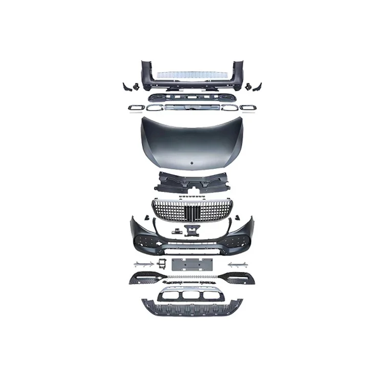 

Заводская продажа Damei GLS580 Стиль переднего и заднего бампера, решетка капота, комплект кузова для Mercedes Benz V Class W447 Vito 2016-2025