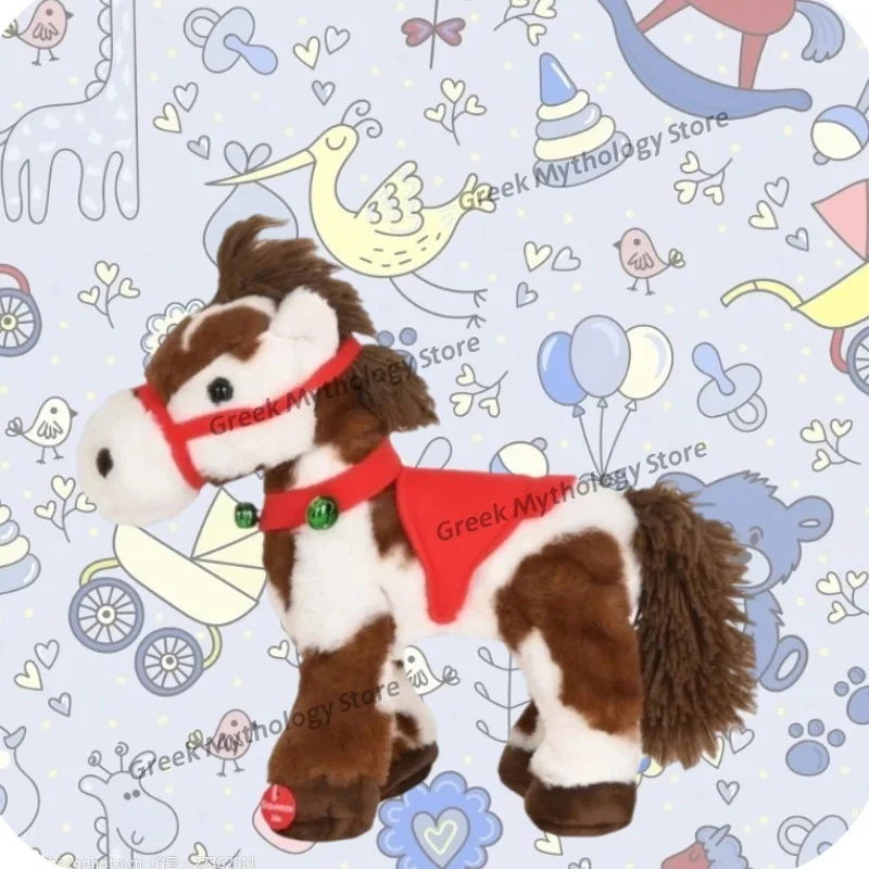 

New Pony Plush Doll Children's Toy 32CM Cartoon Cute Soft Ponys Plushine Periphery Stuffed Dolls Room Decoration For Kid Gift