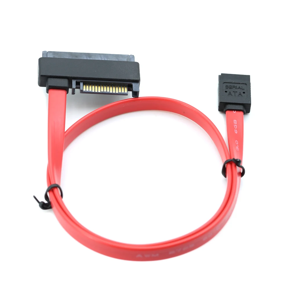 High-Speed PC Hardware SATA Cable Adapter, SFF-8482 SAS29+15P to SATA 7Pin Female Converter without Clips